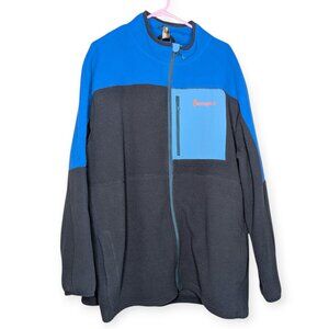 Cotopaxi Abrazo Fleece Full Zip Jacket Mns Atlantic/Carbon Mens Size XXL NWT